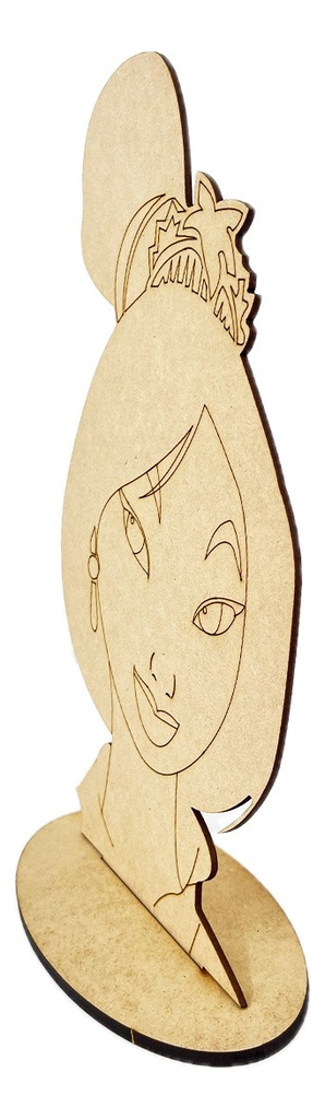 Centro De Mesa Mdf De Mulán (pack 10)