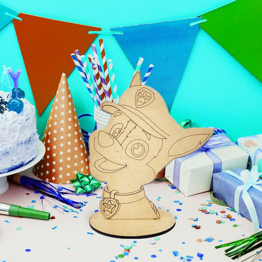 Centro De Mesa Chase Paw Patrol (pack 10)