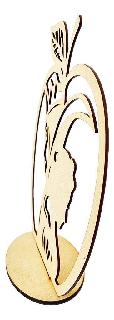 Centro De Mesa Blanca Nieves Manzana (pack 10)