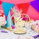 Centro De Mesa Blanca Nieves Manzana (pack 10)