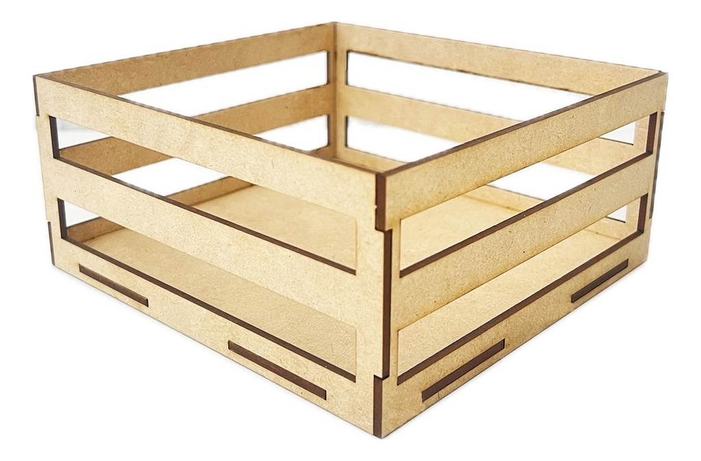 Kit Huacales De Madera Mdf 20x20- Pack 25