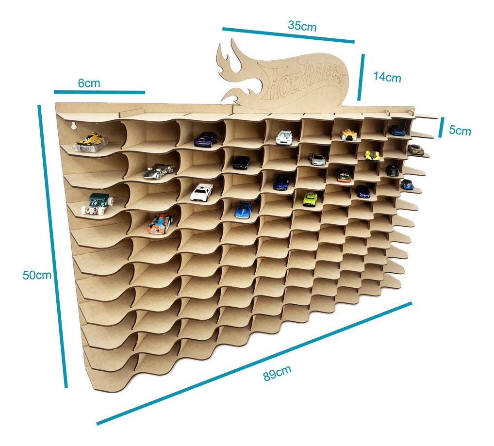 Exhibidor Coleccionador Para Hot Wheels 110pzs Con Letrero