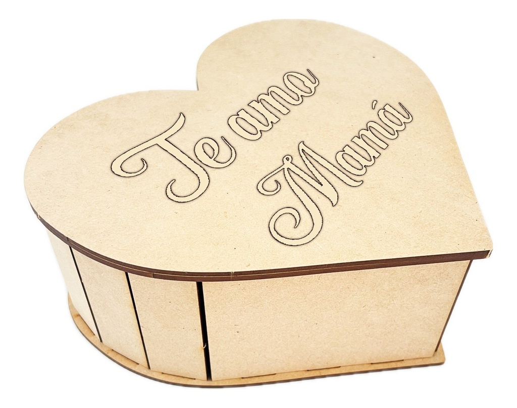 Caja Corazón 10 Mayo Día De Las Madres Te Amo Mamá Pack 10