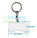 Llavero Clásico Forma Hueso Pack 50 Piezas - 4.5x2 Cm 
