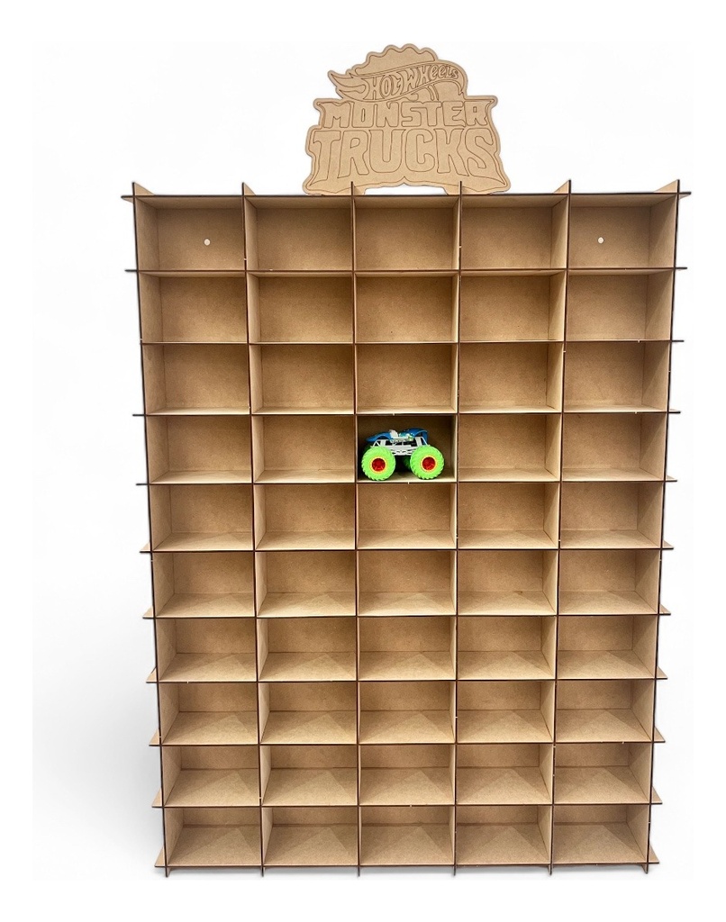 Exhibidor Para Carritos 50 Monster Truck O Monster Jam