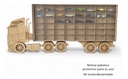 Coleccionador Repisa Para Hot Wheels Trailer 48 Con Acrilico