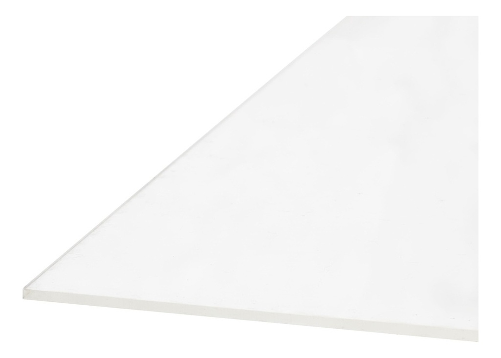 Lamina De Acrílico Blanco De 30 X 60 Cm En 3 Mm