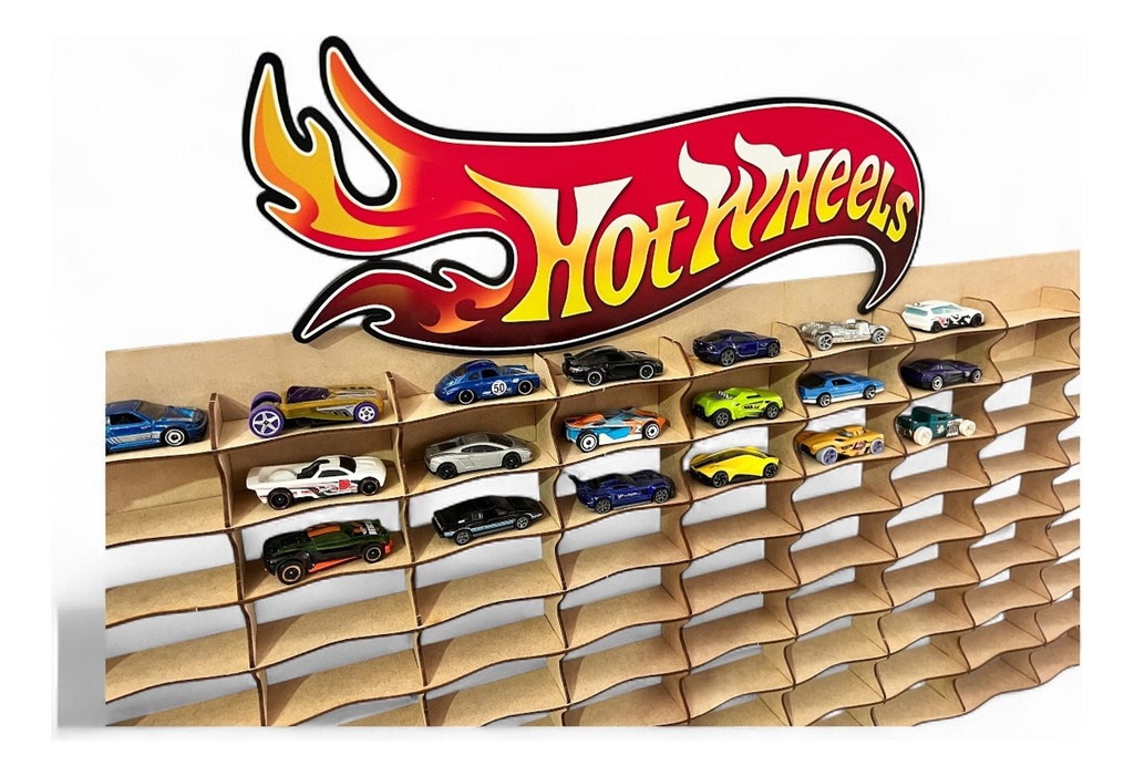 Exhibidor Coleccionador Repisa Para Hot Wheels 108 A Color