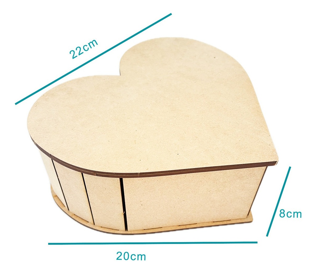 Caja Corazón 10 Mayo Día De Las Madres Te Amo - Pack 10