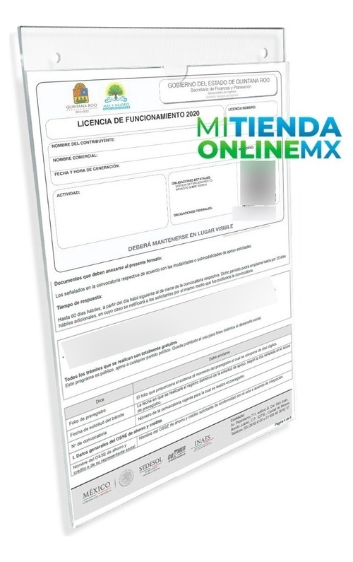 Porta Hojas Carta Vertical Acrílico De 3mm (pack 15)