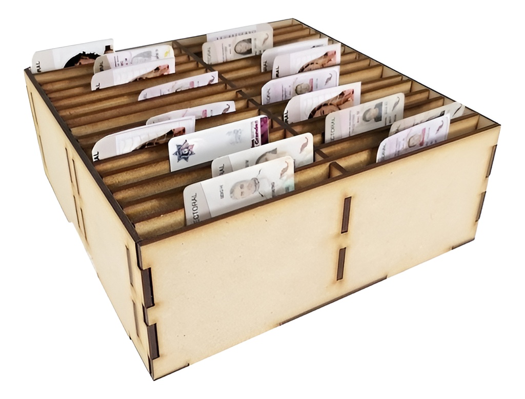 Organizador 30 Credenciales Personal Recepción Tarjetas