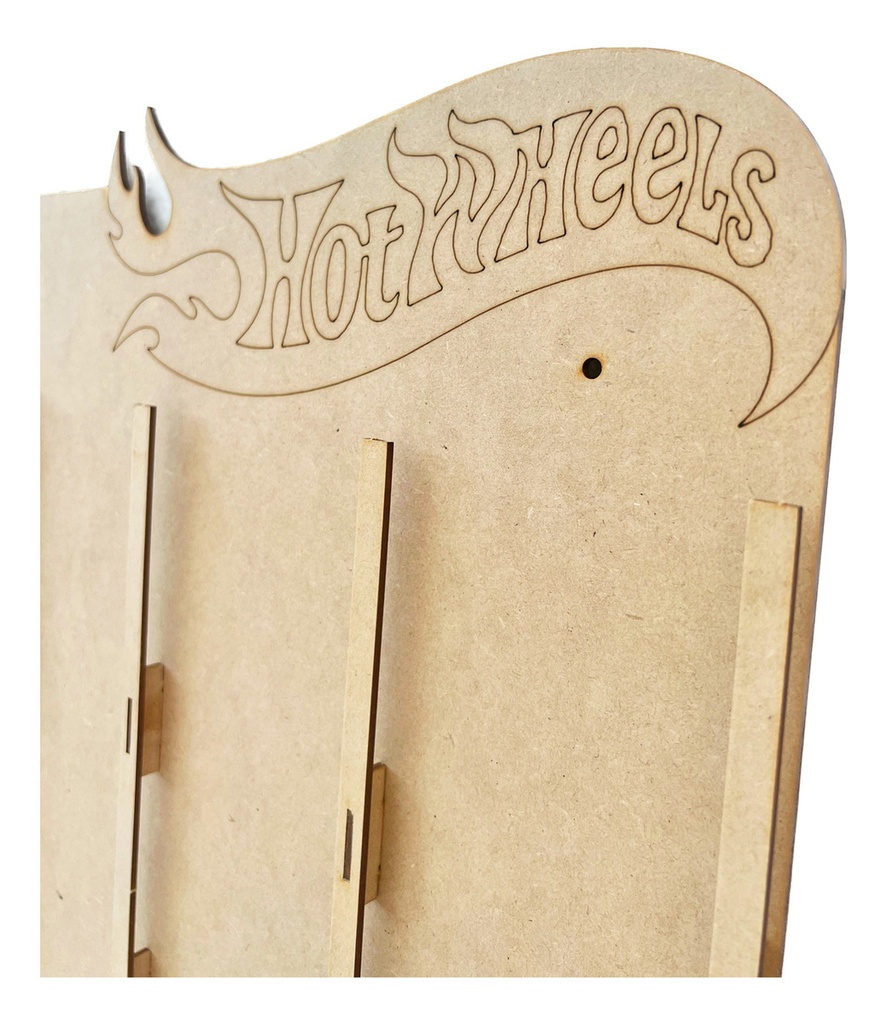 Exhibidor Coleccionador Para Hot Wheels 64 Pzs Premium Marrón Claro