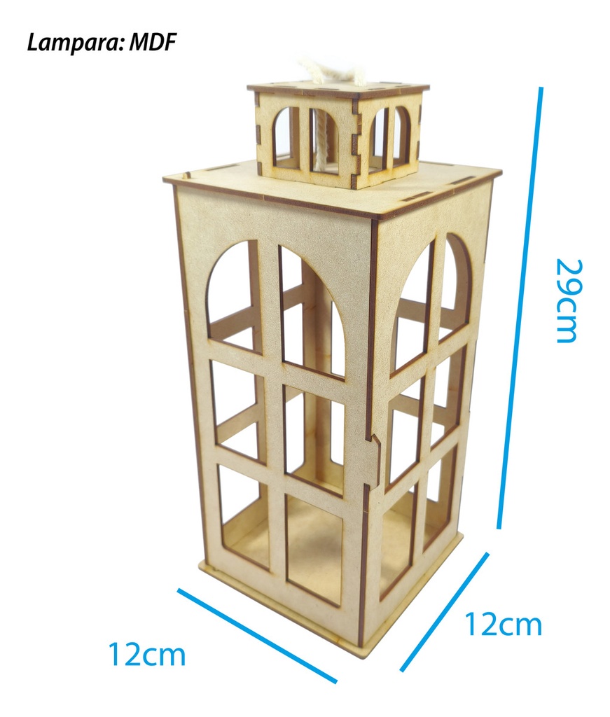 Centro De Mesa Farol Boda Xv Años Fiestas - Pack 5 Marrón Claro