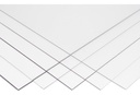 Lamina De Acrílico 2mm Transparente 60x90cm Pack 5