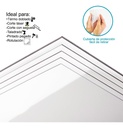 Lamina De Acrílico Transparente De 80x100cm -2mm Pack 4