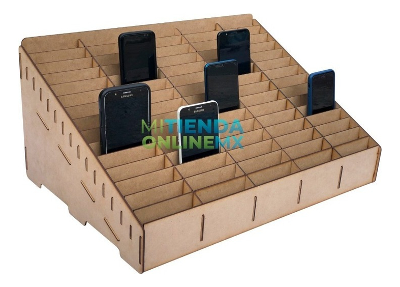 Caja Organizador Exhibidor 75 Teléfono Celular (pack 5)