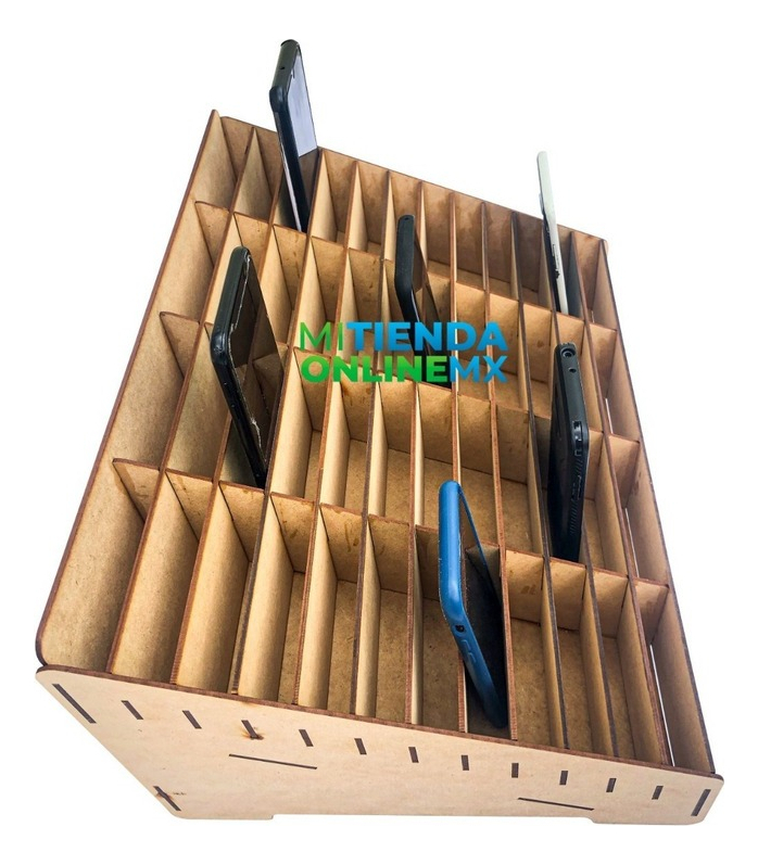 Caja Organizador Exhibidor 48 Telefono Celular Espacio Publi