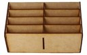 Caja Organizador Exhibidor Mdf 3mm Para 8 Teléfono Celular