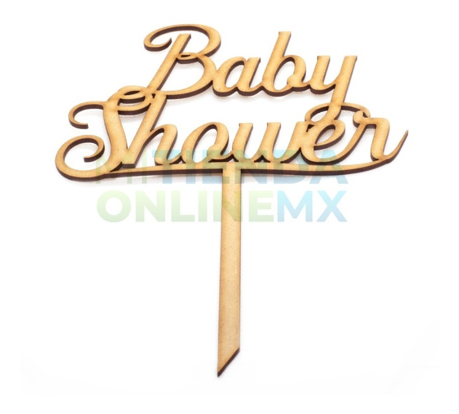 10 Letreros Pastel Cake Topper Variedad Fiesta - Mdf 3mm 