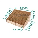Caja Organizador Exhibidor Mdf 75 Teléfono Celular
