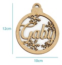 Kit 12 Esferas Navideñas Personalizadas Con Nombres 10cm