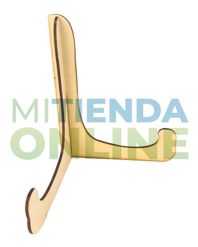 Soporte Tripie Madera Grande Mdf Pack De 50