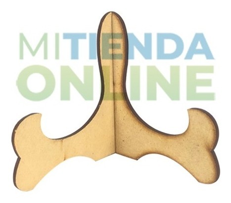 Soporte Tripie Madera Chico Mdf Pack De 50 