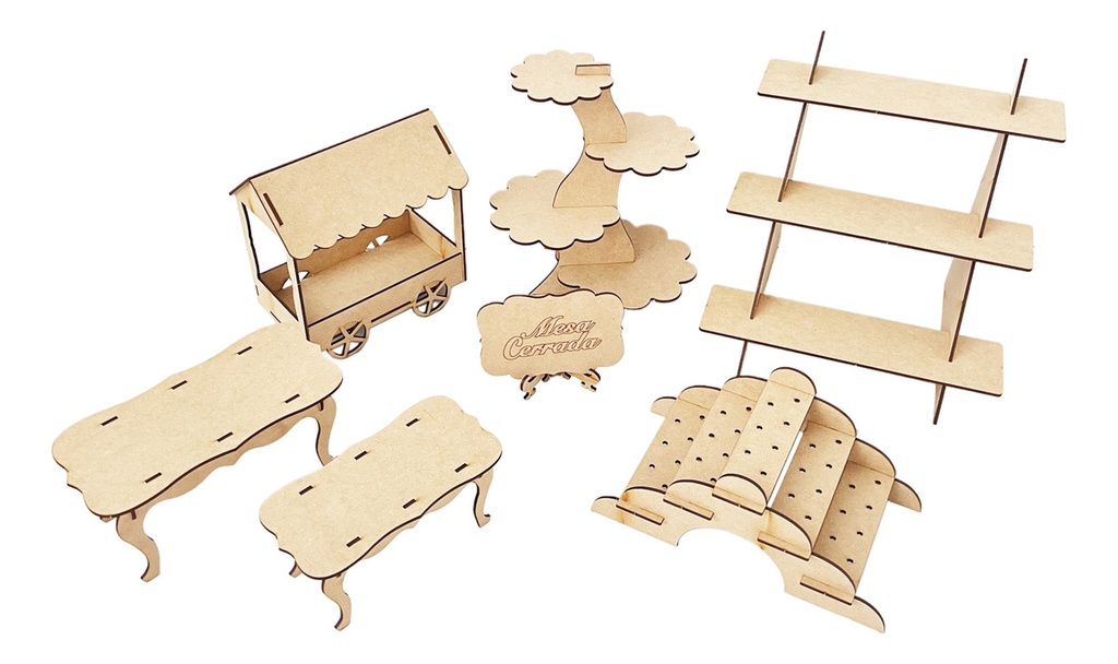 Candy Bar Mesa De Dulces Bases Para Pastel Xv Fiesta (a)