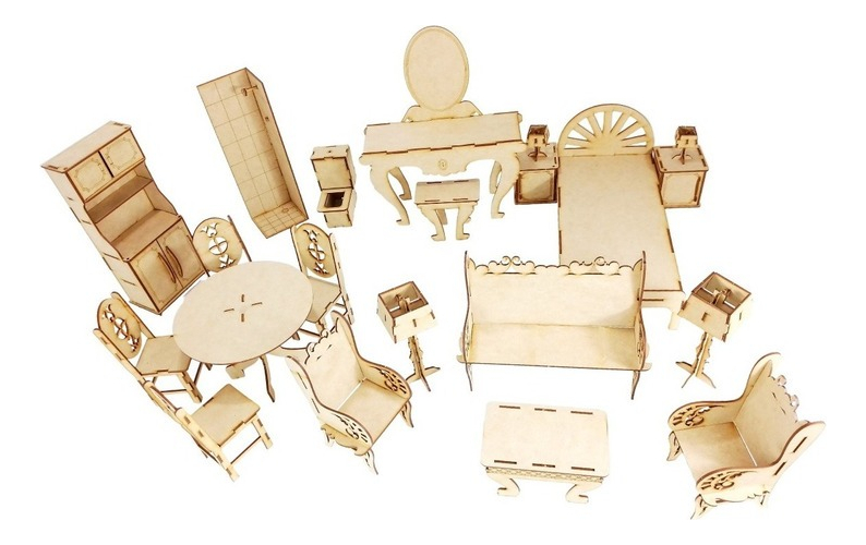 Casa De Muñecas Para Barbie Grande Clásica 29cm Con Muebles