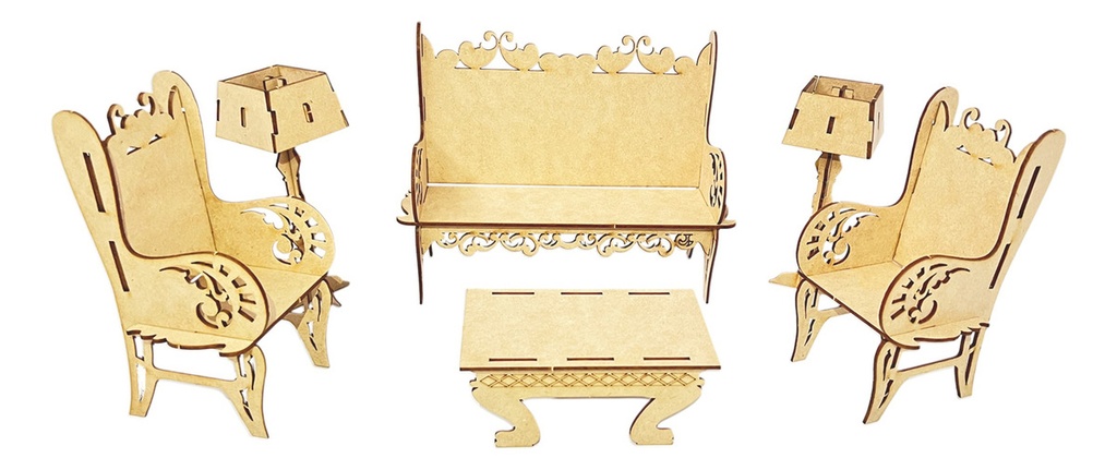 Muebles Casa De Muñecas De Ensueños Para Barbie 21pzs.