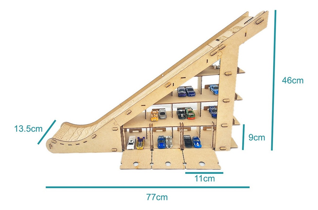 Rampa Coleccionador Organizador De Carritos Para Hot Wheels