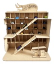 Organizador Exhibidor 2 Rampa Para Hotwheels Hasta 64 Piezas