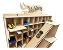 Organizador Exhibidor 2 Rampa Para Hotwheels Hasta 64 Piezas