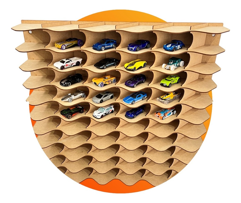 Exhibidor Coleccionador Repisa Para Hot Wheels 66pzs