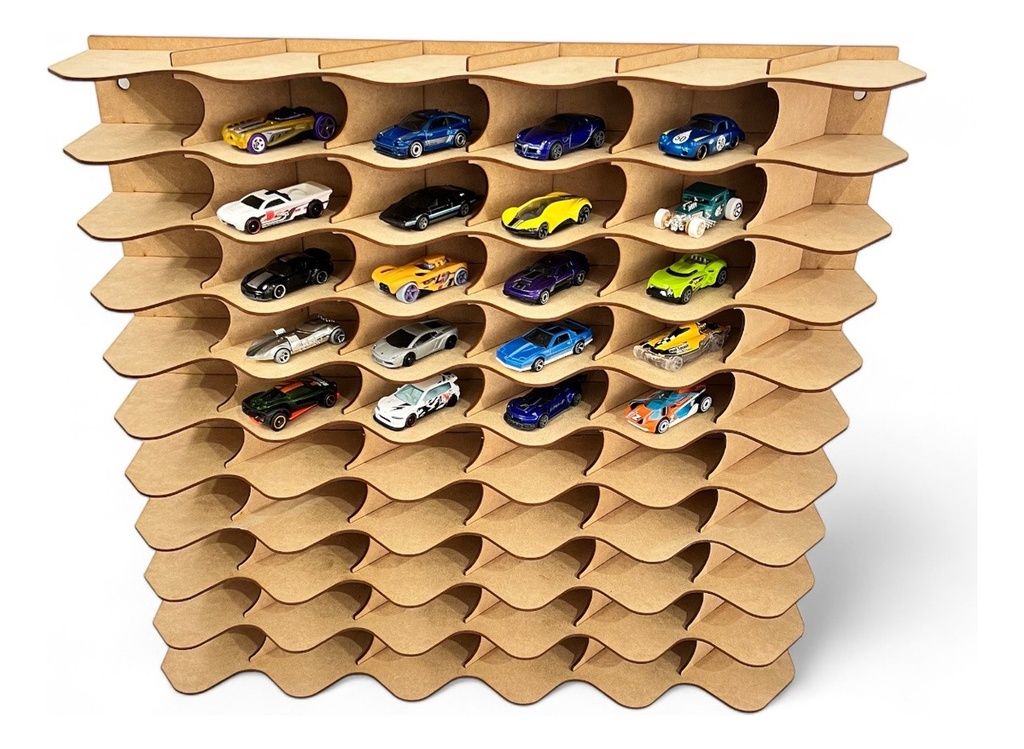 Exhibidor Coleccionador Repisa Para Hot Wheels 66pzs