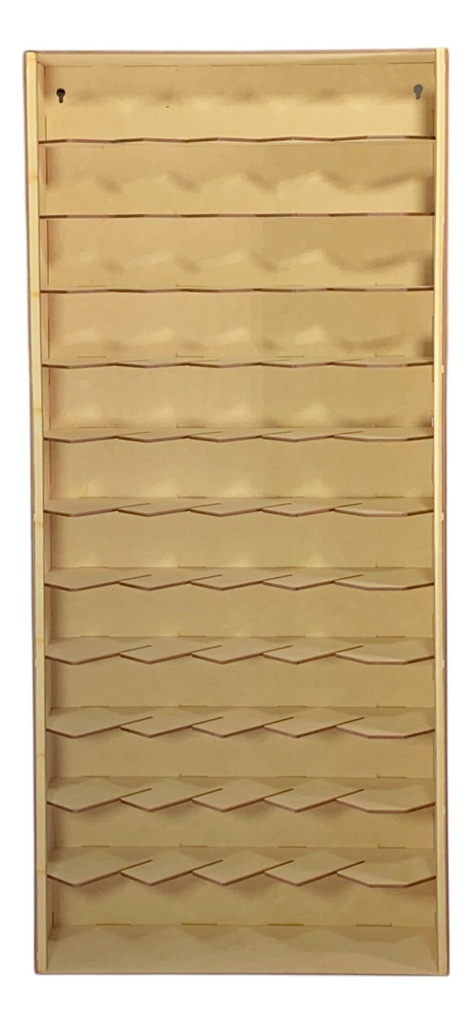 Exhibidor Coleccionador Para Hot Wheels 55 Con Tapa Acrílica