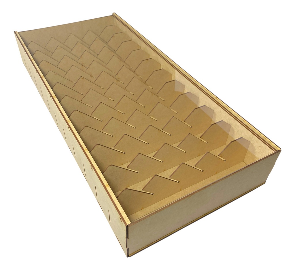 Exhibidor Coleccionador Para Hot Wheels 55 Con Tapa Acrílica