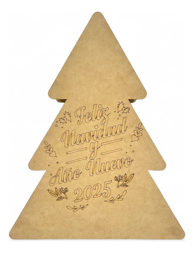 Caja Árbol Dulcero Adornos Navideños Regalos Navidad M2