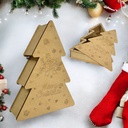 Caja Árbol Dulcero Adornos Navideños Regalos Navidad M2
