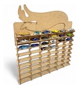 Exhibidor Repisa Para Hot Wheels 54 Carritos Natural Marrón Claro