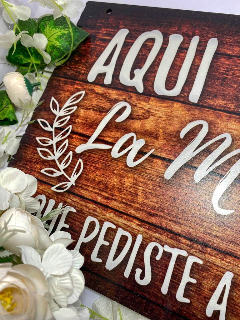 Letrero Cuadro Para Pajes De Boda Decoración - 40x30cm