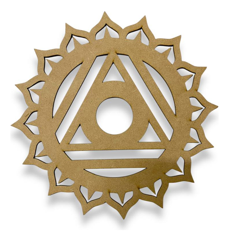 7 Chakras Reiki De 15 Cm X 15 Cm Mdf 3mm Mandalas Set De 3