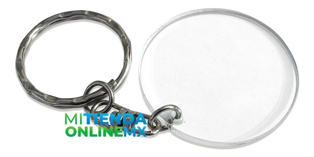 Llaveros Acrílico Redondos 150 Piezas 5 Cm De Diámetro