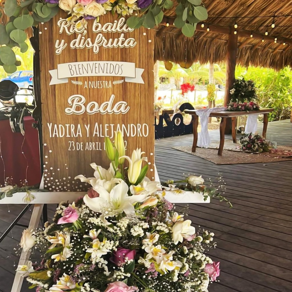 Letrero Para Pajes De Boda Decoración 40x60cm Personalizado