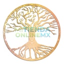 Cuadro Arbol De La Vida Mandala Impresión Directa Mdf - 60cm