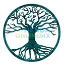 Cuadro Arbol De La Vida Mandala Impresión Directa Mdf - 60cm