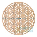 Cuadro Flor De La Vida Natural Mdf 6 Mm - 50 Cm