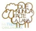 Borrego Amuleto Oveja, Que Nunca Falte La Lana Mdf (pack 3) 