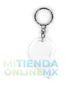 20 Llaveros De Acrílico 3mm, Corazón Partido, 7cm
