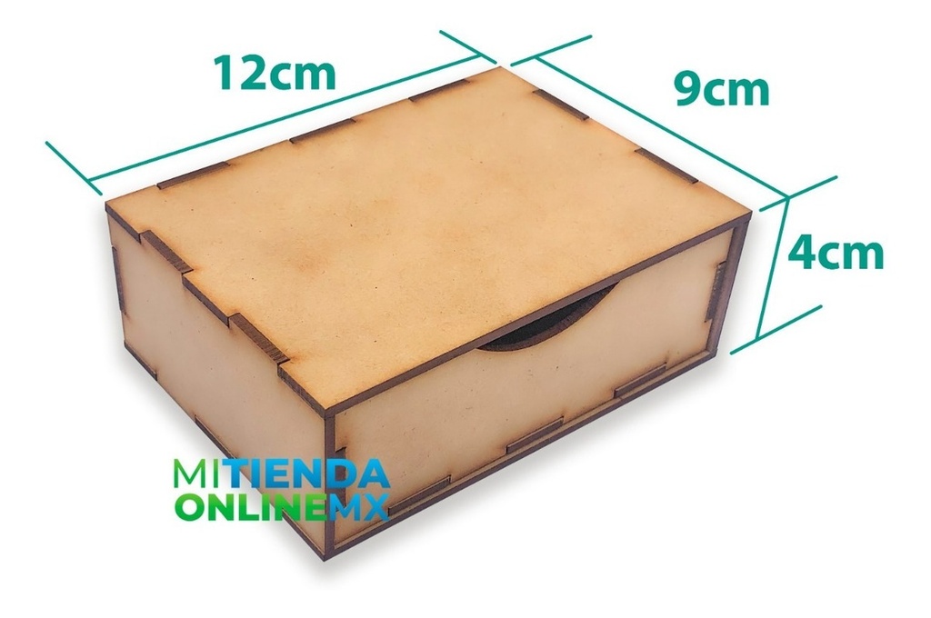 15 Cajas Alhajero (12x4x9cm) Madera Mdf